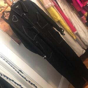 Desigual Larissa black boiler suit jumpsuit pantsuit XL